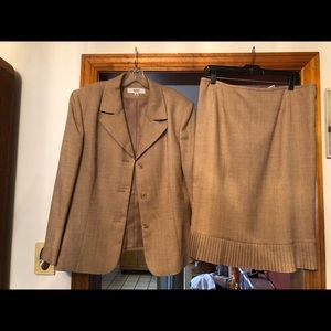 Brown Two Piece Suit